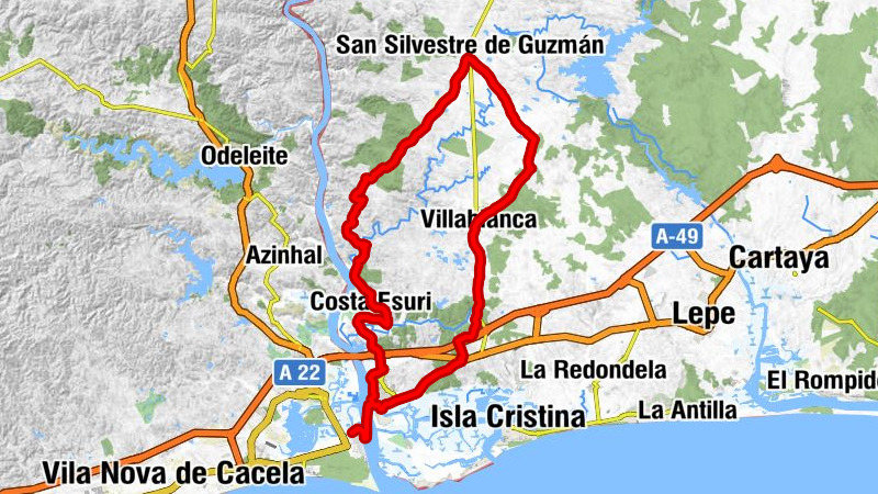 Vila Real de Santo António - Ayamonte - Costa Esuri