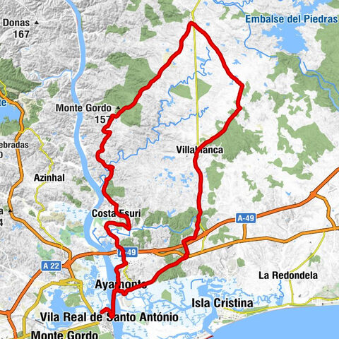 Vila Real de Santo António - Ayamonte - Costa Esuri