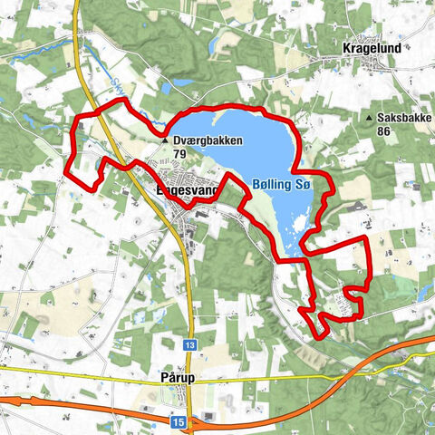 Engesvang - Moselund - Dværgbakken