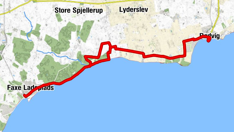 Faxe Ladeplads - Hylleholt Kirke - Sibirien