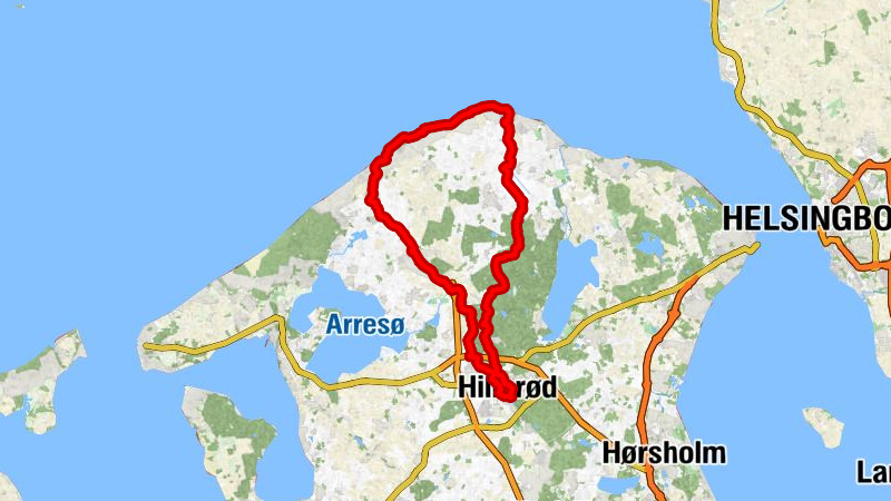 Hillerød - Hillerødsholm - Helsinge
