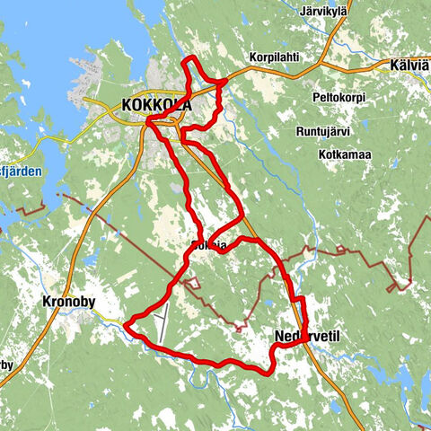 Kokkola - Nedervetil - Kosila