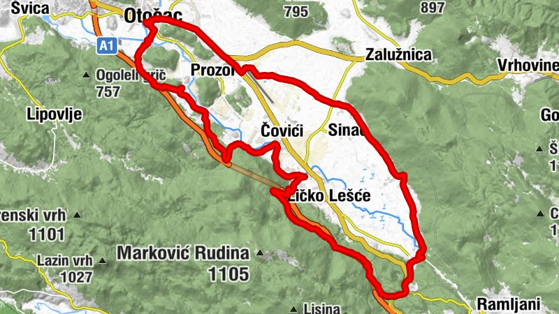Otočac - Cilinov brijeg - crkva Presvetog trojstva - crkva svetog Georgija