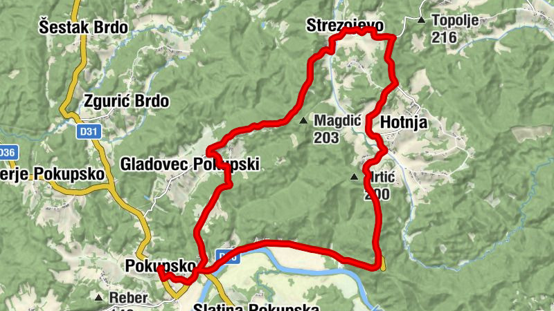 Pokupsko - crkva Uzvišenja Blažene Djevice Marije - Antolovići - Gladovec Pokupski