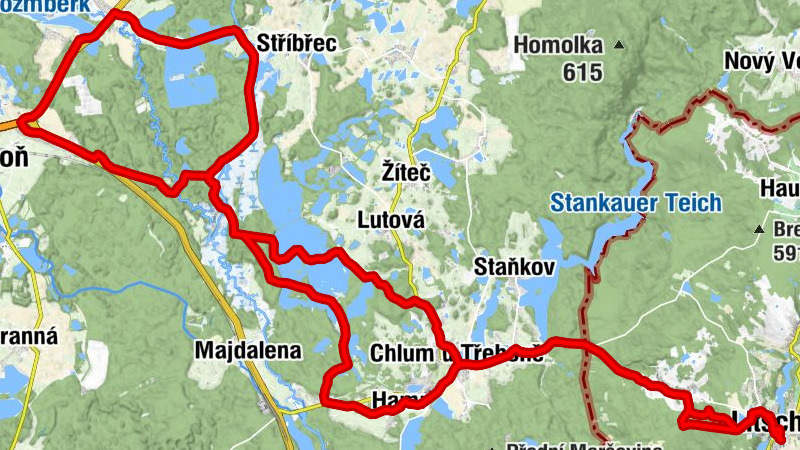 Litschau - Hausberg - Froschstein - Nanebevzetí Panny Marie