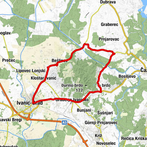 Ivanić Grad - Ivanić-Grad - Kloštar Ivanić - Predavec