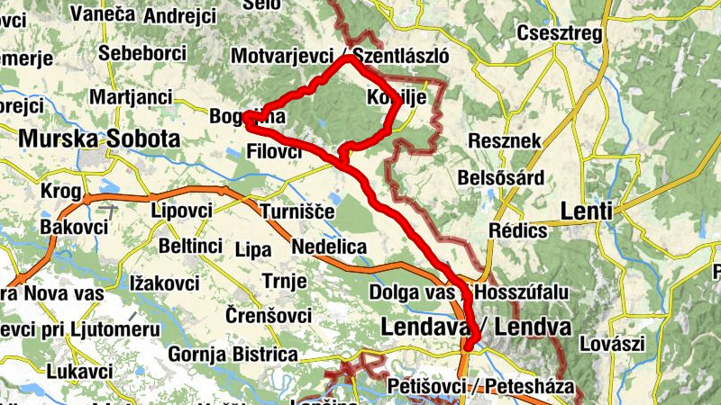 Lendava / Lendva - Gostilna "Kančal" - Cerkev sv. Jakoba