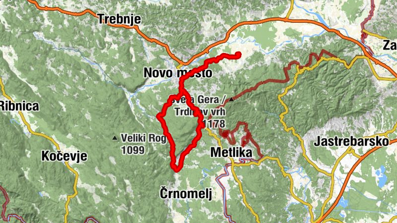 Smalčja vas - Sveti Kozma in Damijan - Vahta - Sveti Jernej