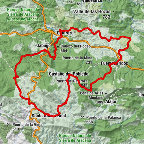 El Cruce - Puerto de Buenos Aires - Iglesia Parroquial del Espíritu Santo - Puerto de Galaroza