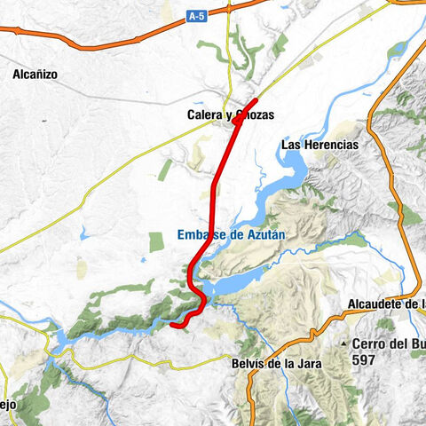 Calera-Chozas - Puente Amador - Puente Azutan - Calera y Chozas