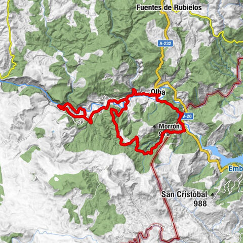 Olba - Hoya de Ramos - Los Ibañez Altos - El Cerrito