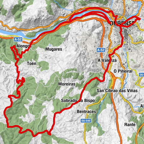 Ourense - Igrexa de San Martiño de Alongos - Coto Concheiro - O Couto