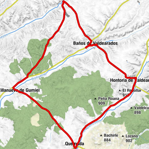 Ermita de San Roque - Iglesia de la Asunción de Nuestra Señora - Iglesia de San Mamés