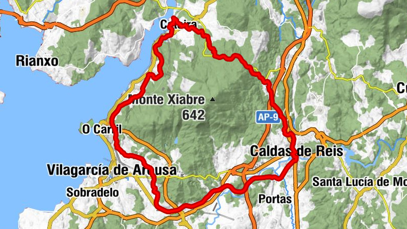 Catoira - Ermida do Progreso - Igrexa de Santa María de Godos - Igrexa de San Pedro de San Pedro de Cea