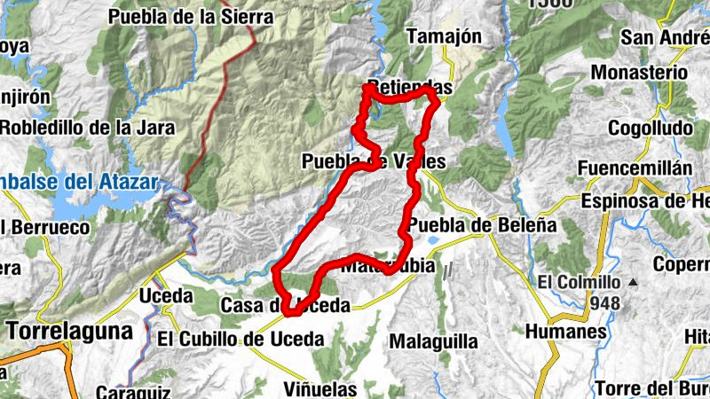 Casa de Uceda - Puebla de Valles - Retiendas - Ermita