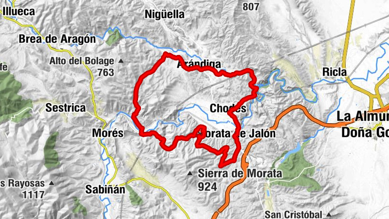 Aguja del Paraíso - Peña del Postillón - Arándiga - Chodes