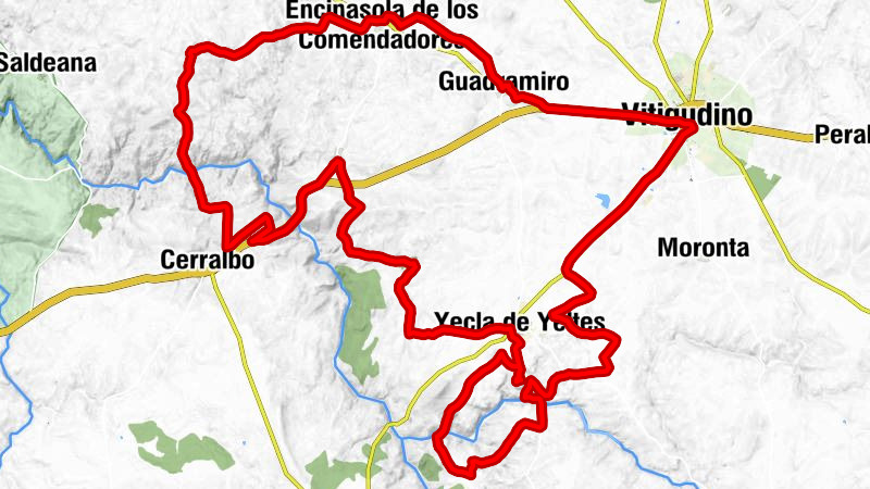 Vitigudino - Guadramiro - Encinasola de los Comendadores - Ermita de la Virgen del Castillo