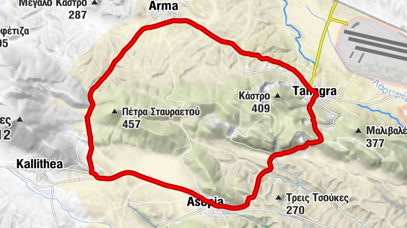 Τανάγρα - Ιερά μονή Αγίας Παρασκευής - Ασωπία - Άρμα