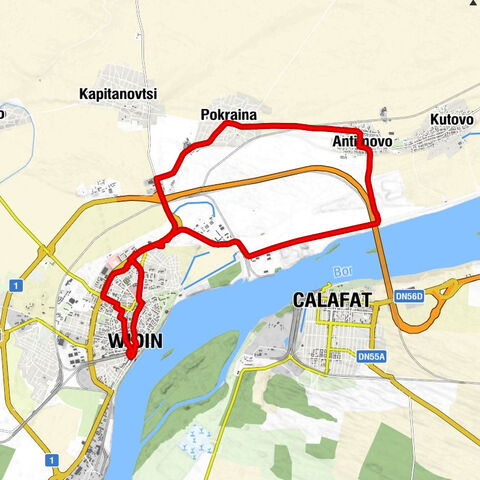 Видин - Calafat - Антимово