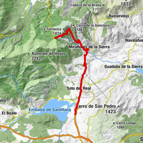 Soto del Real - Puerto de la Morcuera - Puerto de La Morcuera (1796m).