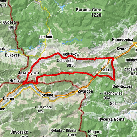 Kępki - Valy - Babia Górka - Koczy Zamek