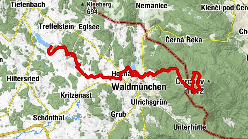 Witzelsmühle - Zweifelhof - Waldmünchen - Kapelle St. Mauritius