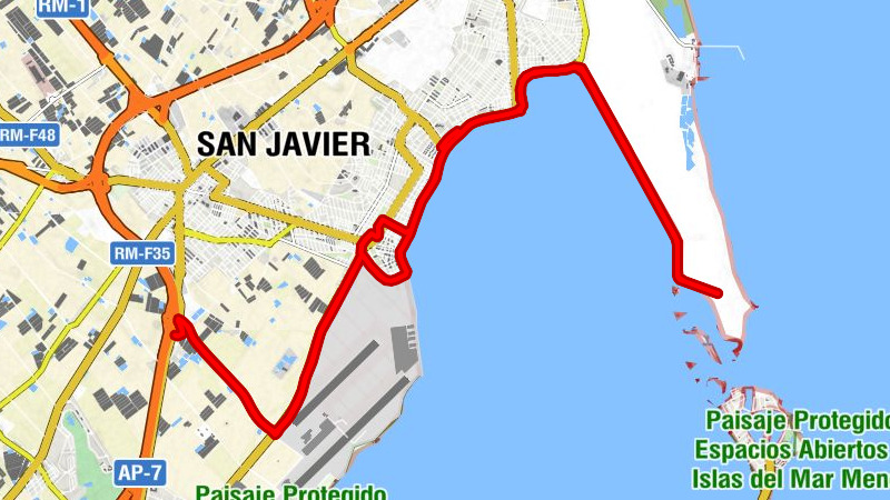 Los Buenos - San Javier - Mesón del Pescador - San Pedro del Pinatar