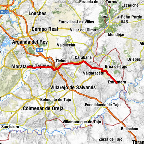 Morata de Tajuña - Perales de Tajuña - Camino de las Peñuelas
