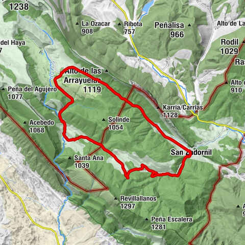 San Zadornil - Villafría de San Zadornil - Iglesia de San Esteban de Ribera - Iglesia de Santa Elena