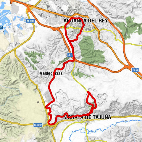 Arganda del Rey - Valdecorzas - Morata de Tajuña