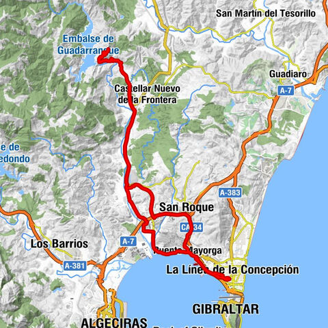 Pío XII - La Línea de la Concepción - Gibraltar - Barriada Mondéjar