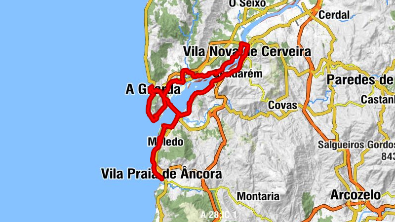 Vila Praia de Âncora - Capela de Santo Isidoro - Igrexa de San Lourenzo de Salcidos - Capela da Virxe da Guía