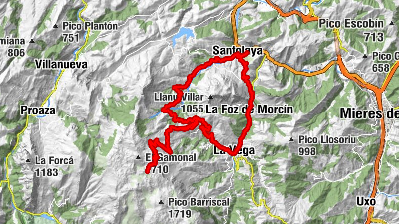 Santolaya - Iglesia de San Antonio Abad - Angliru - Iglesia de San Sebastián