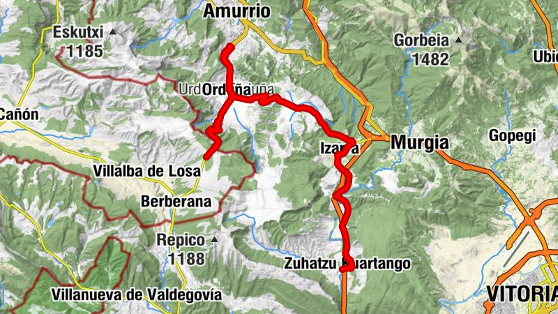 Zuazo/Zuhatzu - Kuartangoko sozietatea - Kuartango sagardotegia - Puerto de La Barrerilla