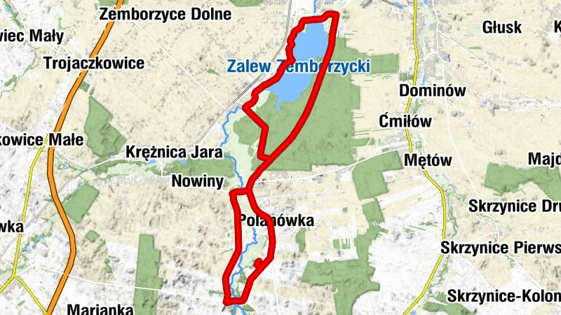 Żabia Wola - Polanówka - Prawiedniki - Zajazd Katarzyna