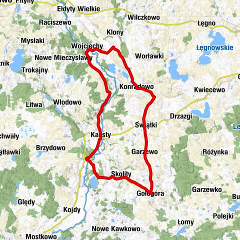 Gołogóra - Kościół pw. Narodzenia Najświętszej Maryi Panny - Skolity - Kościół pw. Świętych Kosmy i Damiana