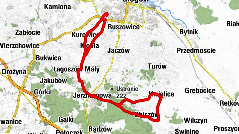 Głogów - Modła - Łagoszów Mały - Kościół filialny pw. Wszystkich Świętych