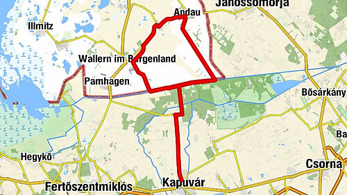 Hansag cycle path extension