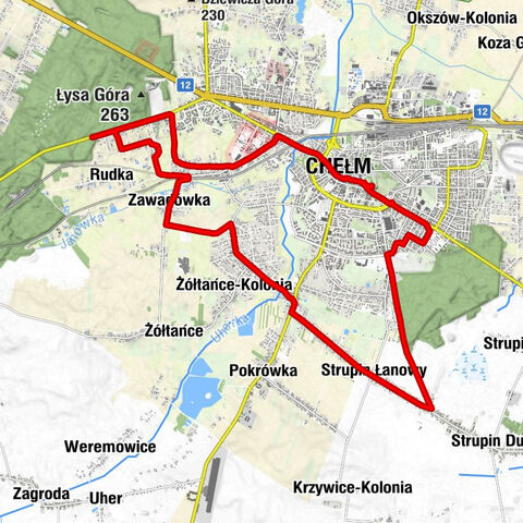 Rudka - Kościół Rozesłania Świętych Apostołów - Kopiec Niepodległości - Zawadówka