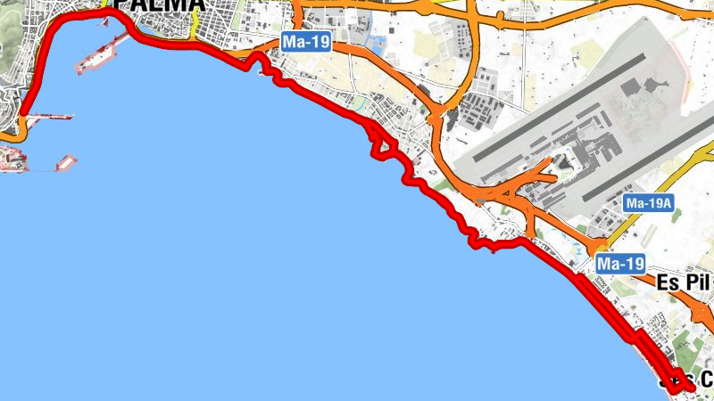 Ses Cadenes - Cova des Bufador o de sa Gata - la Roqueta - Palma