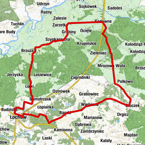 Łochów - Kolonia Kamionna - Nowe Baczki - Kaplica pw. Chrystusa Miłosiernego