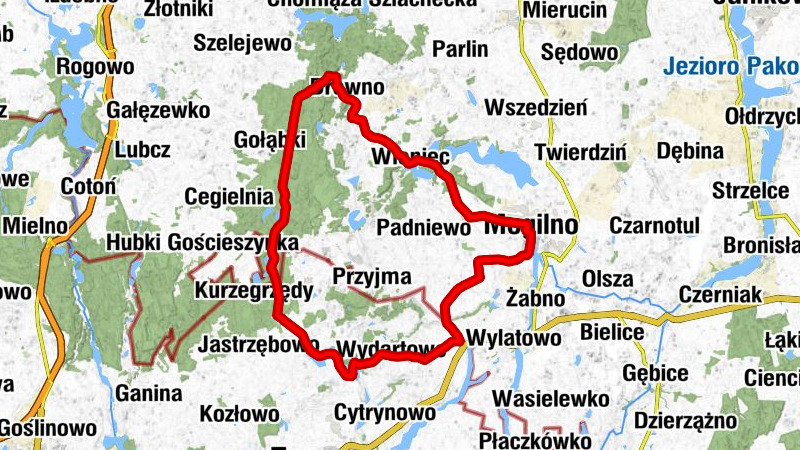 Mogilno - Stawiska - Kościół pw. Wszystkich Świętych