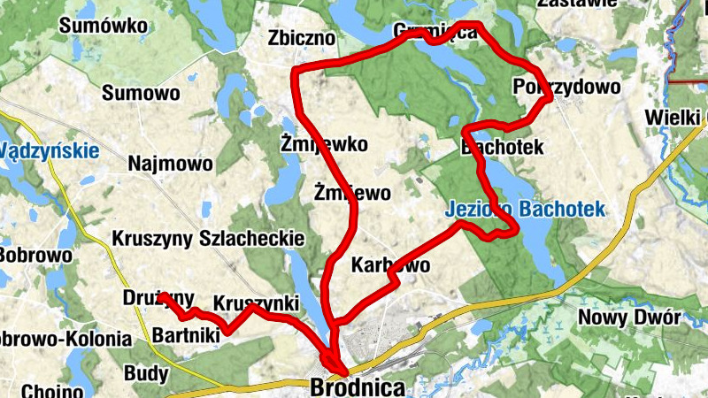 Drużyny - Brodnica - Omega - Kościół pw. Świętego Jakuba Apostoła