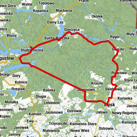 Kościół pw. Matki Bożej Anielskiej - Lipsk - Skieblewo - Ostryńskie