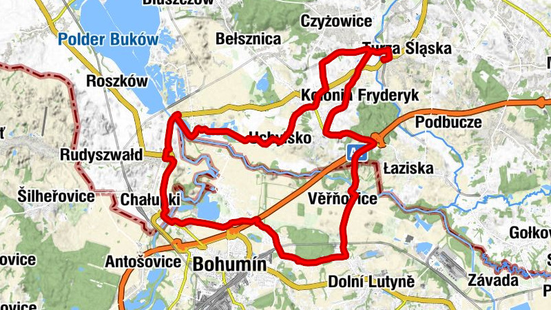 Karczma pod Sandaczem - Kaple sv. Isidora - Kaple Andělů strážných - Kaplica pw. Świętej Rodziny