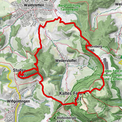 Über den Hornberg zum Stuifen