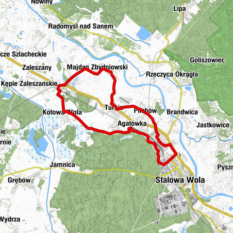 Zbydniów - Folwark - Stara Wieś - Stalowa Wola