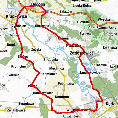 Gogolin - Kościół parafialny pw. św. Walentego - Kaplica pw. Świętej Barbary - Kościół parafialny pw. św. Jana Chrzciciela