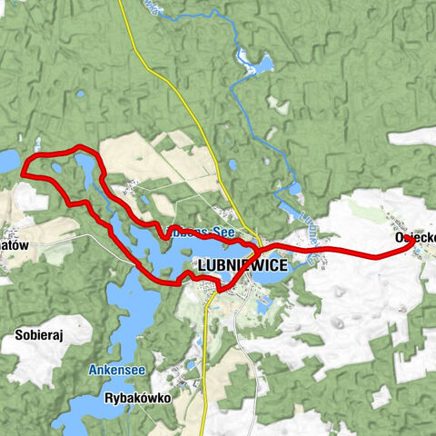Kościół filialny św. Mikołaja w Osiecku - Lubniewice - Pycha Ryba - Kościół Matki Bożej Różańcowej