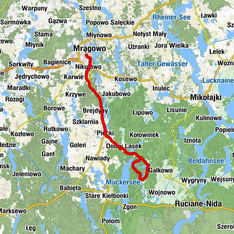 Mrągowo - Kaplica pw. Miłosierdzia Bożego - Kościół pomocniczy - Kościół pw. Matki Bożej Różańcowej
